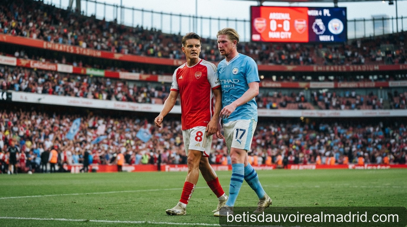 Premier League 2026/27: Arsenal và Man City so kè từng điểm số trong giai đoạn đầu - 2